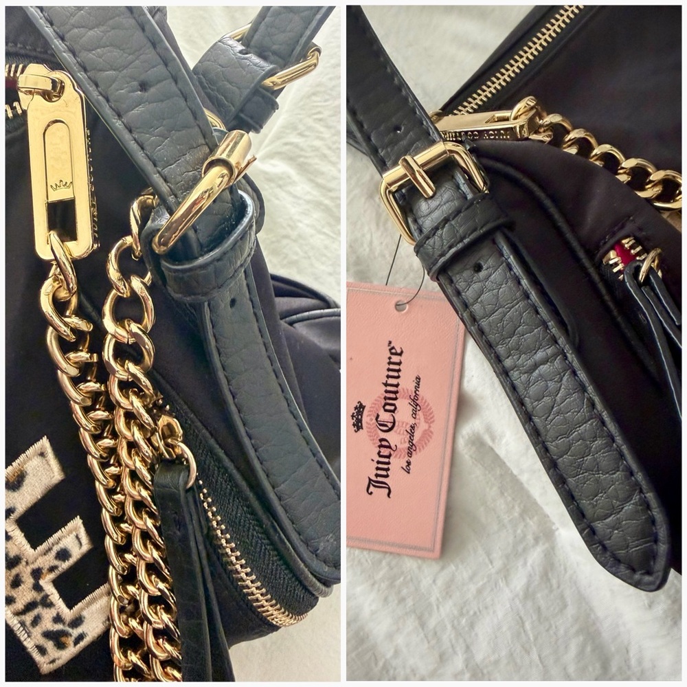 👑✅PRICE FIRM✅ Juicy Couture “I Love Couture” Nylon Shoulder Bag. Brand New! - Picture 7 of 16